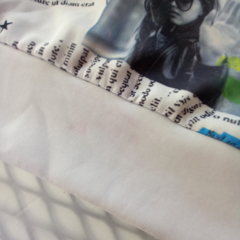 TOUCH ME NEWSPAPER DRESS - Picture 7 of 9